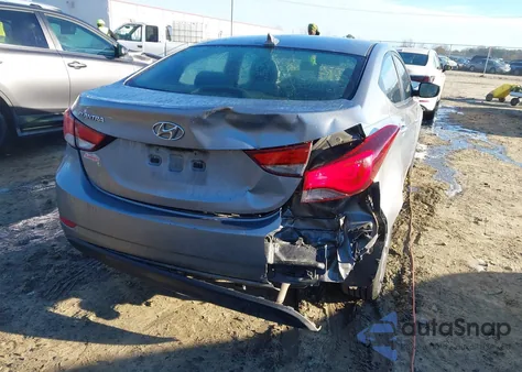 2014 Hyundai Elantra Se из США, поврежденный, VIN KMHDH4AE9EU022859
